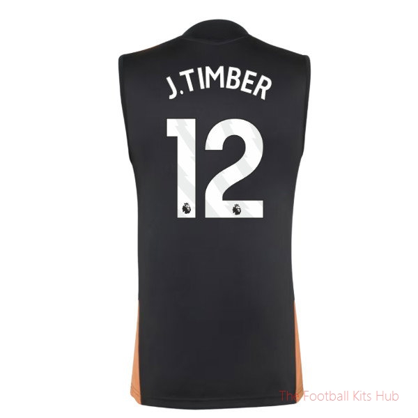 Arsenal Training Sleeveless 2026-2027 Jersey (J.Timber 12)