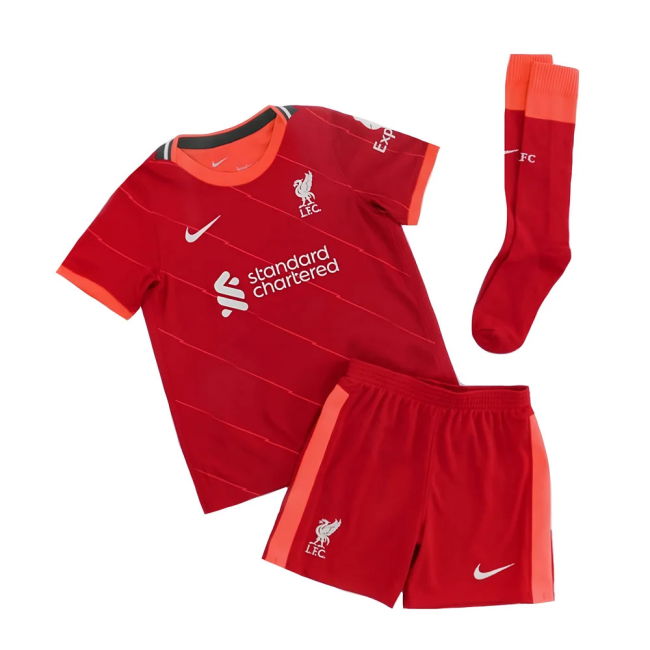 THIAGO 6 Original 2021-2022 Liverpool EPL Home Strip (Kids)