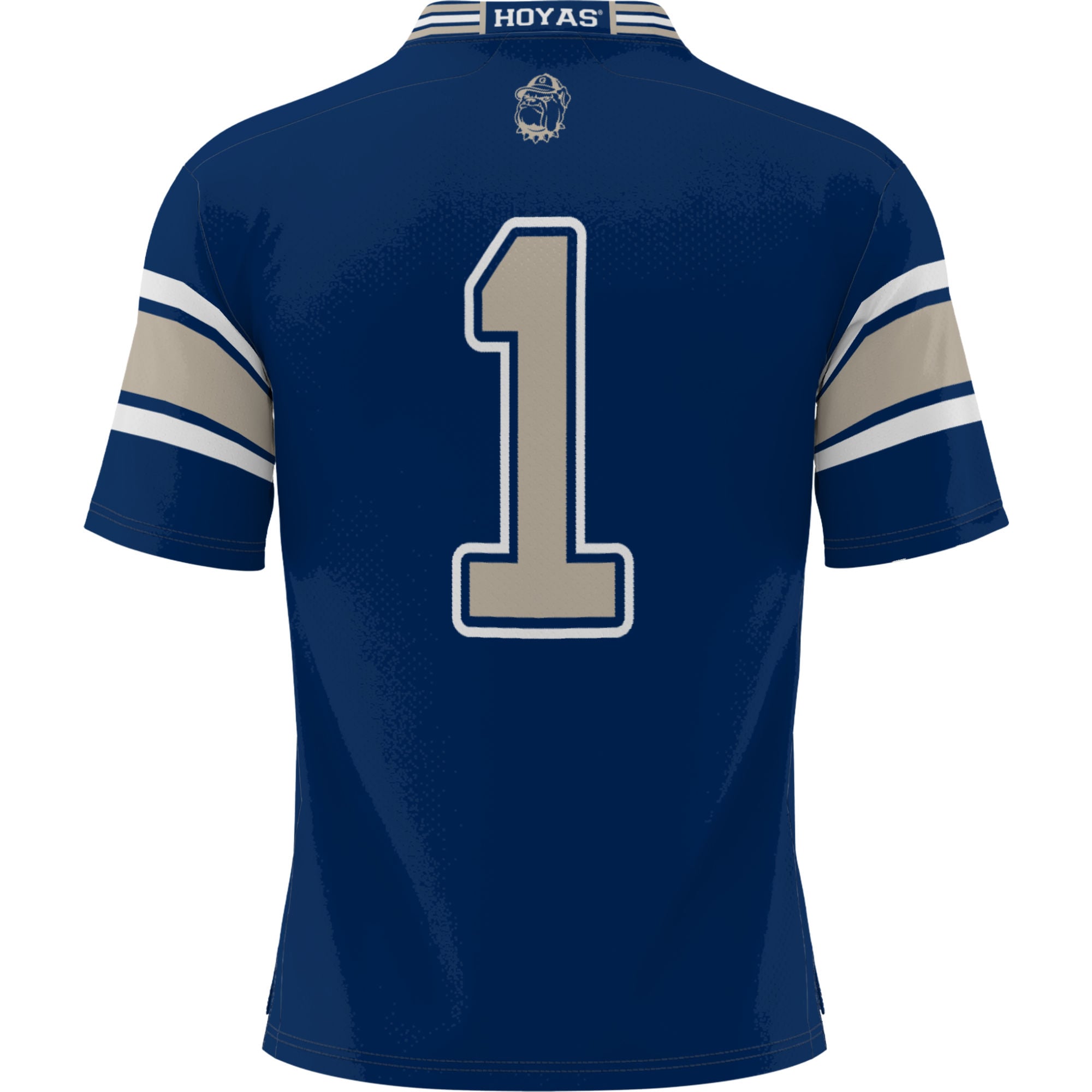 Youth #1 Navy Georgetown Hoyas Football Jersey