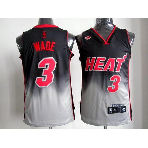 Heat Black Miami Heat #3 Jersey - Game Day Wear Game Day Wear