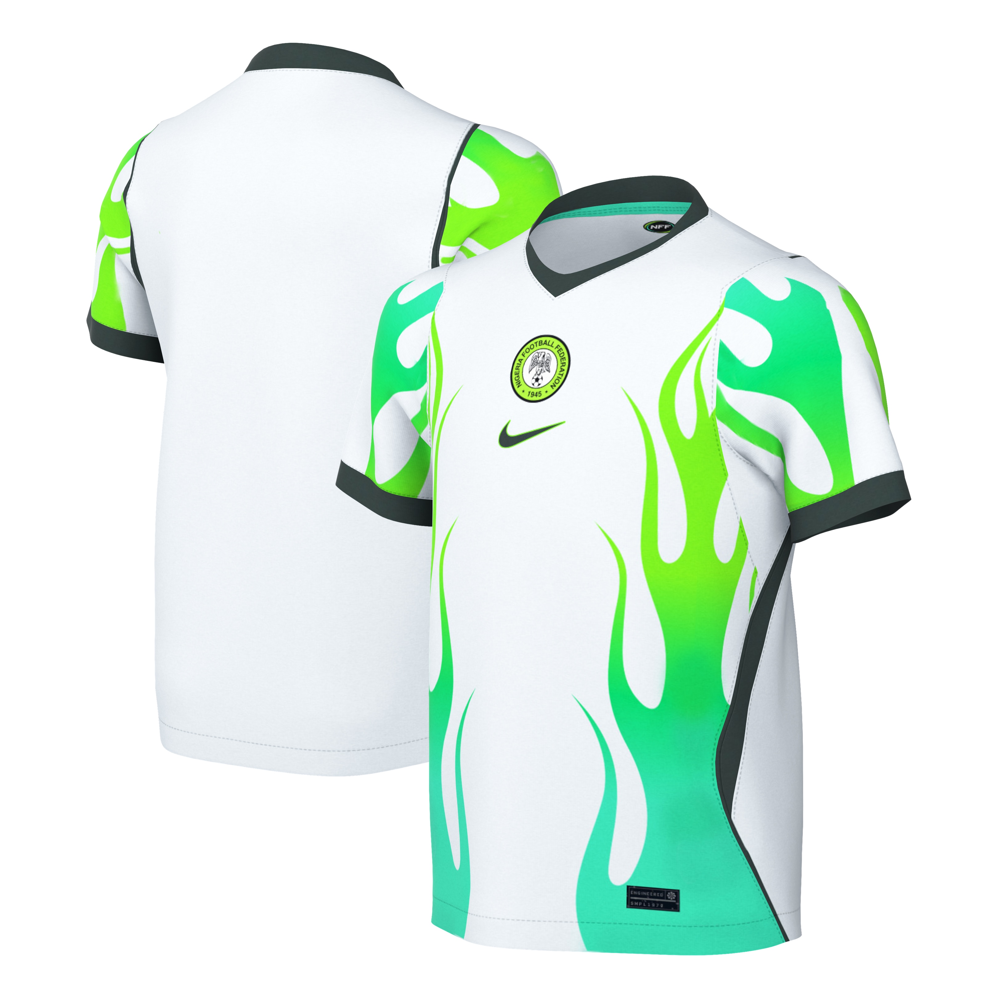 [JED] Nigeria National Team Youth 2026 Away Stadium Replica Jersey - White
