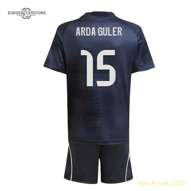 2025-2026 Madrid Real Madrid Away Kit Youth Kit (Arda Guler 15)