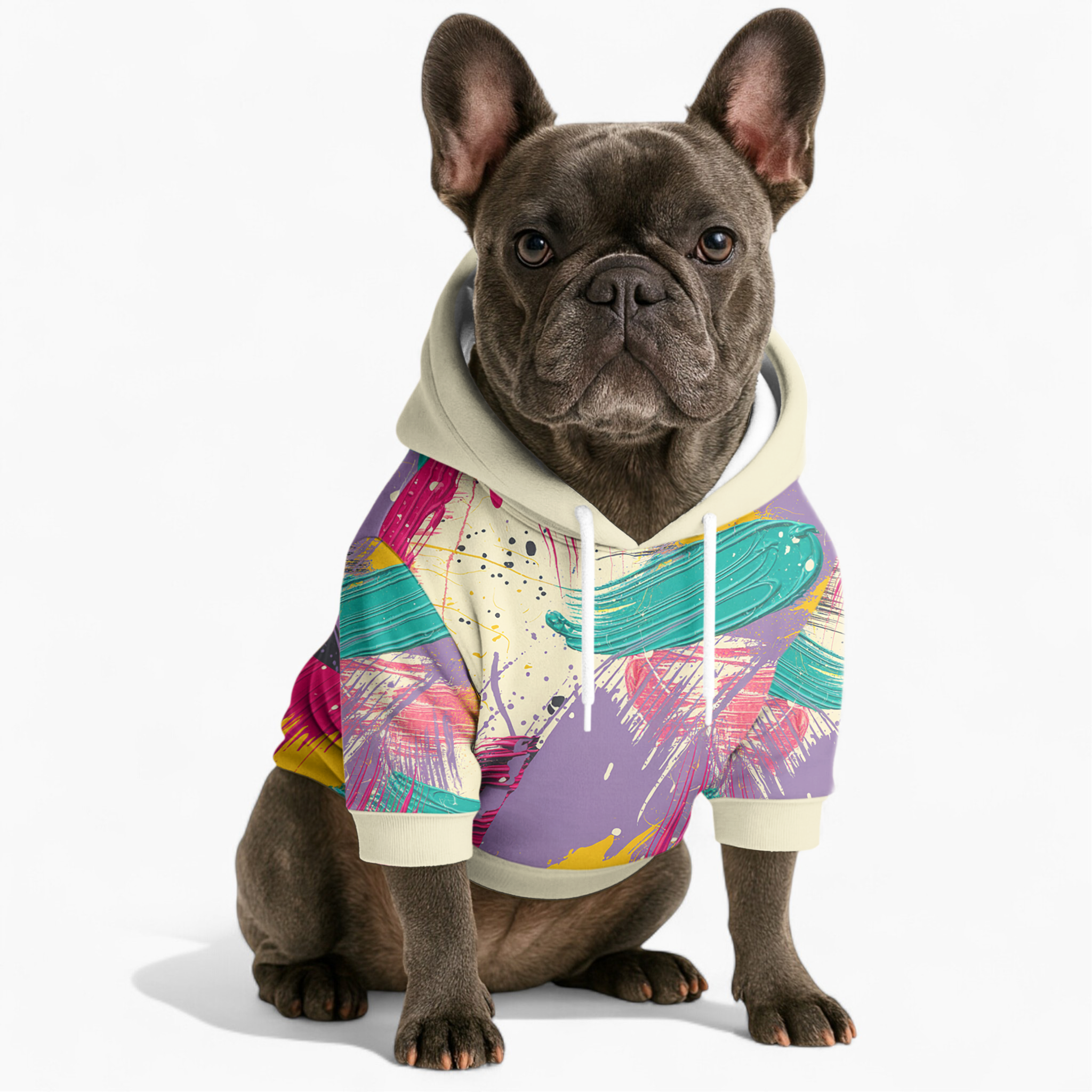 Lifestyle-Driven Trendy Dingo - Frenchie Hoodie for Everyday Wear