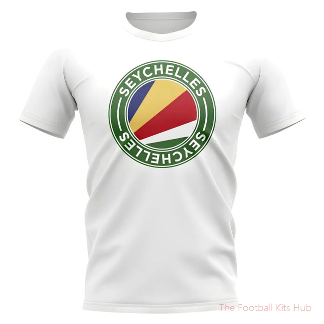 Seychelles Football Badge T-Shirt (White)