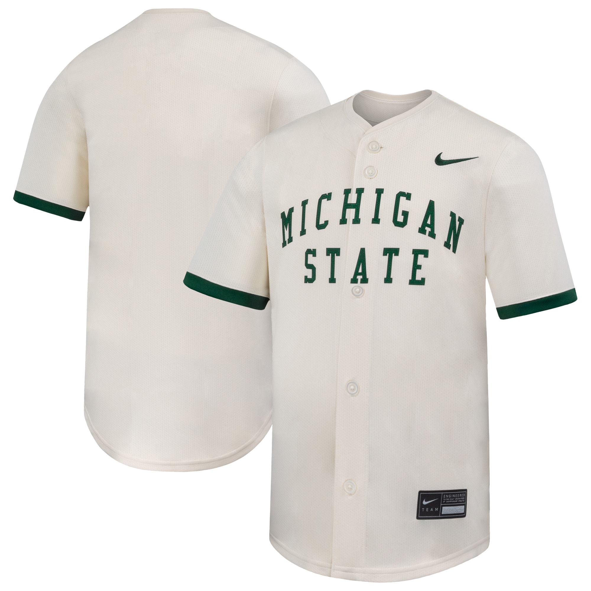 [NJP] Michigan State Spartans Limited Baseball Jersey - White