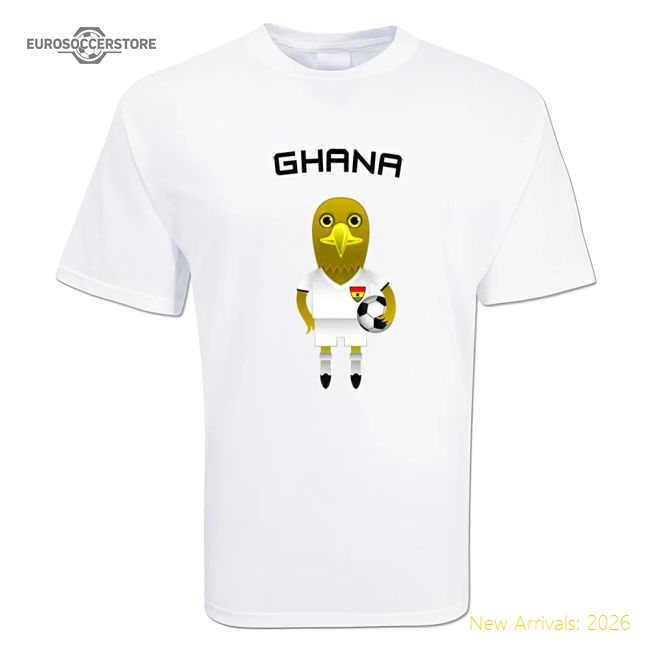 Ghana National Team Mascot Soccer T-shirt - Match Quality