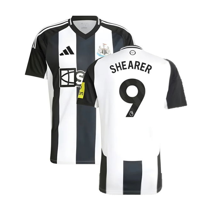Shearer 9 Newcastle Club Team Fan Shirt - Adults Version
