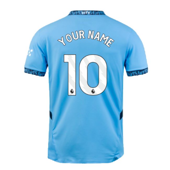 Man City 2024-20 Home Football Shirt Signature M S