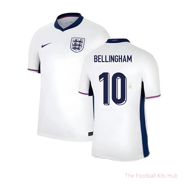 2024-2025 England Home Shirt (Bellingham 10)
