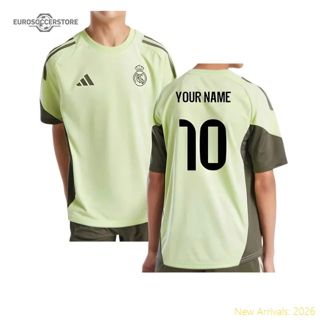 Match-Day 2025-2026 Real Madrid Training Jersey (Almost Lime) - Kids (Your