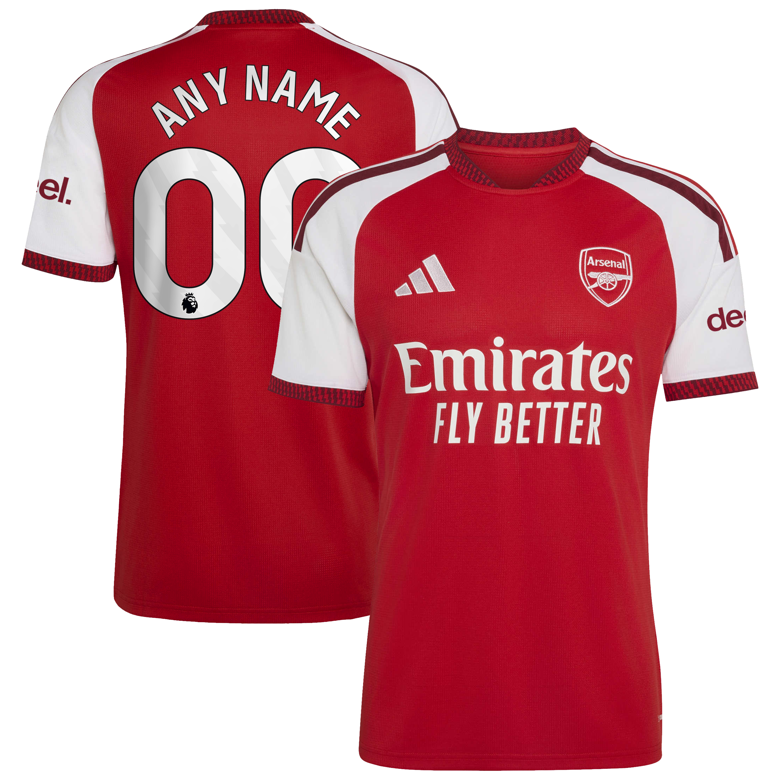 [SJH] Arsenal 2026/27 Home Replica Custom Jersey - Red