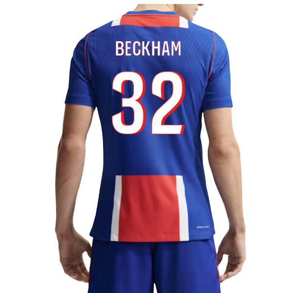 [DDJ] 2026-2027 PSG Authentic Aero-Fit Match Home Shirt (Beckham 32)