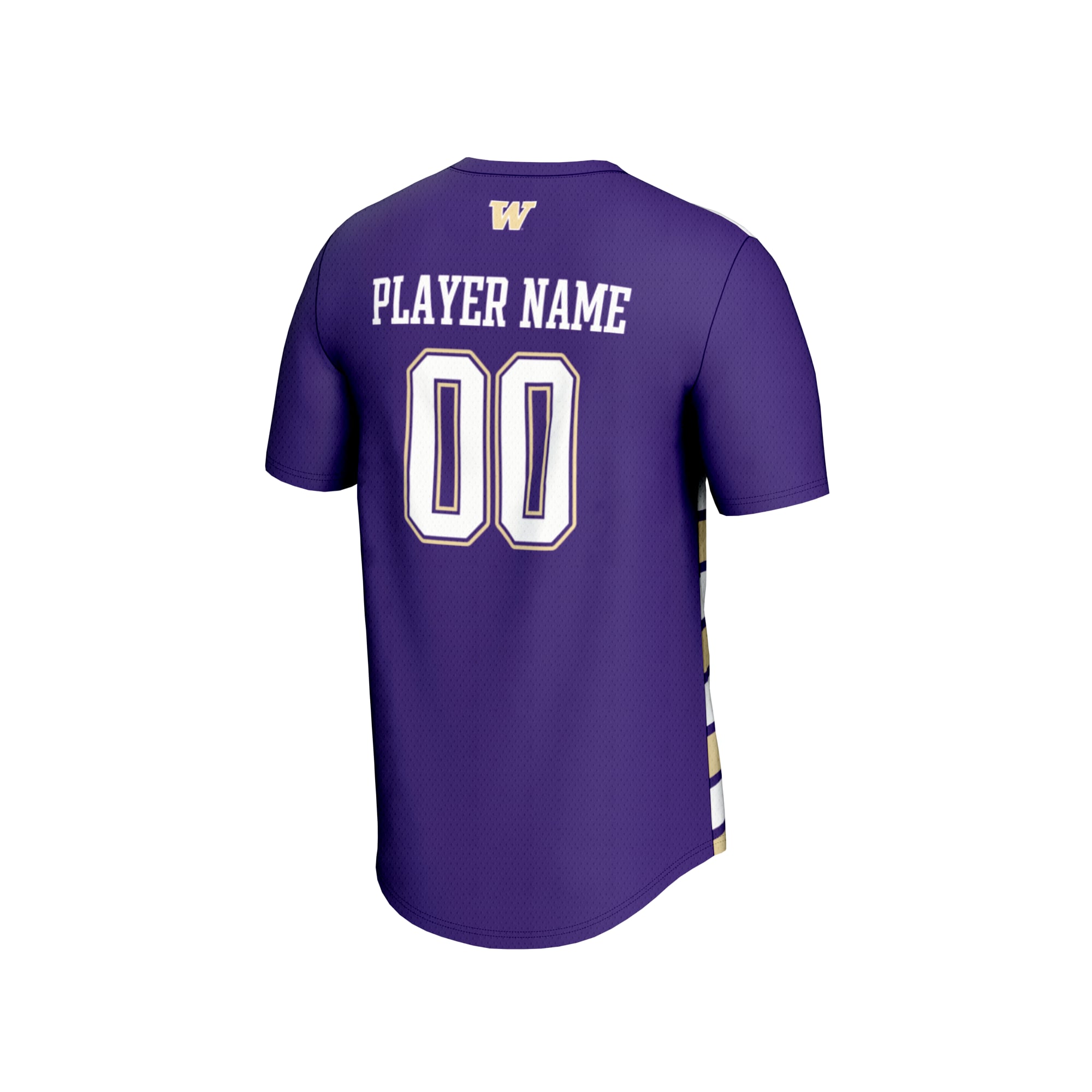 Washington Huskies GameDay Greats Youth Men's Soccer NIL Pick-A-Player Fashion Jersey - Purple