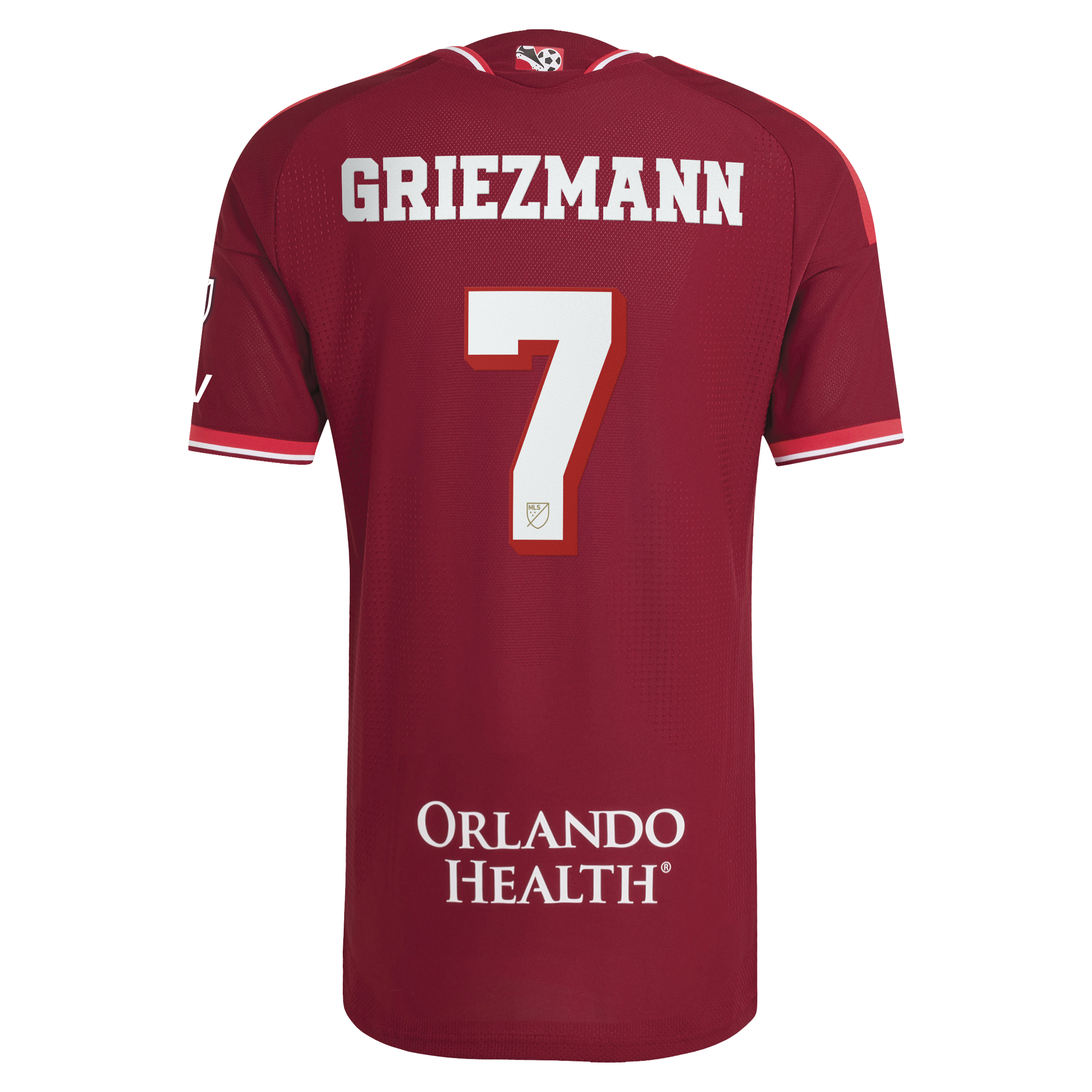 [SJH] Antoine Griezmann Orlando City SC 2026 Archive On-Field Authentic Jersey - Red