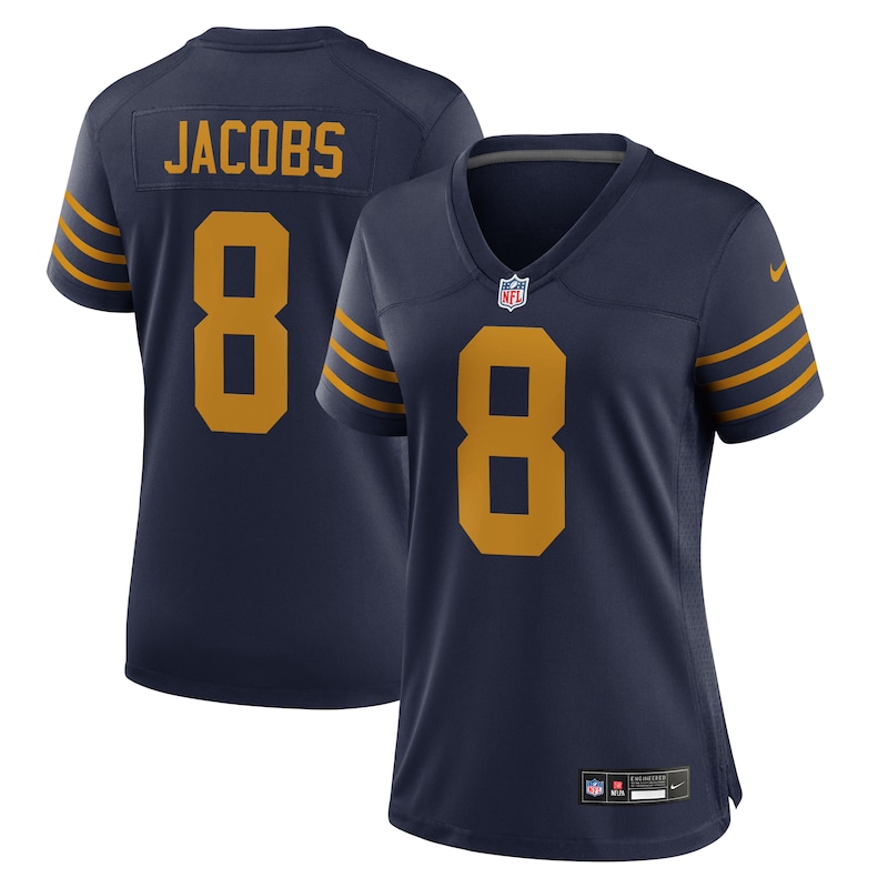 None Josh Jacobs GB Packers Vintage Premium Jersey Game Day Wear