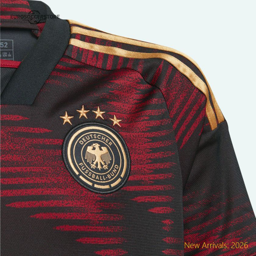 Officially Licensed Kids Ger Team Away Top-grade Jersey 2022