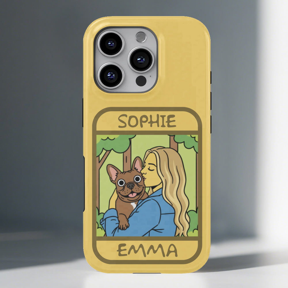 Street-Ready Beanie - Personalized Dual-layer Phone Case for Daily Life