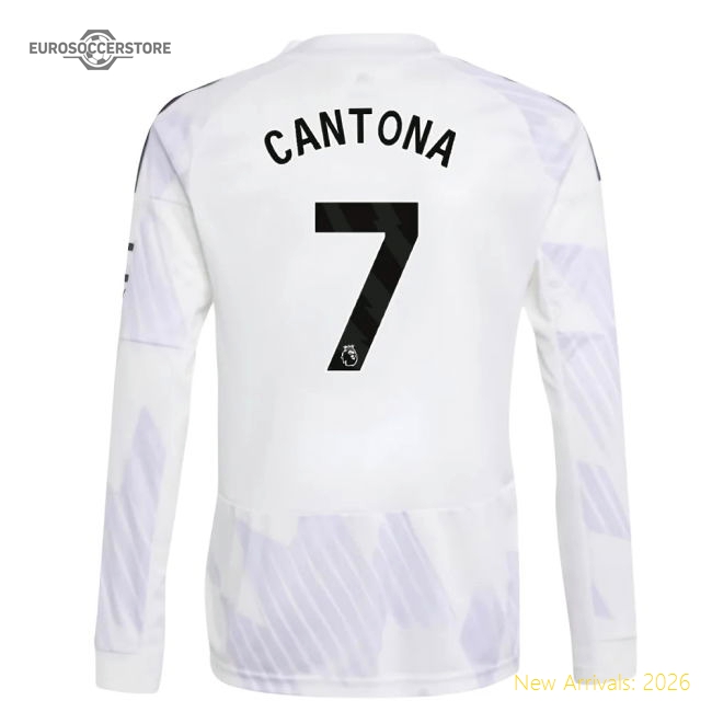 Elite 2025-2026 Man Utd Long Sleeve Away Shirt (kids) (cantona 7)