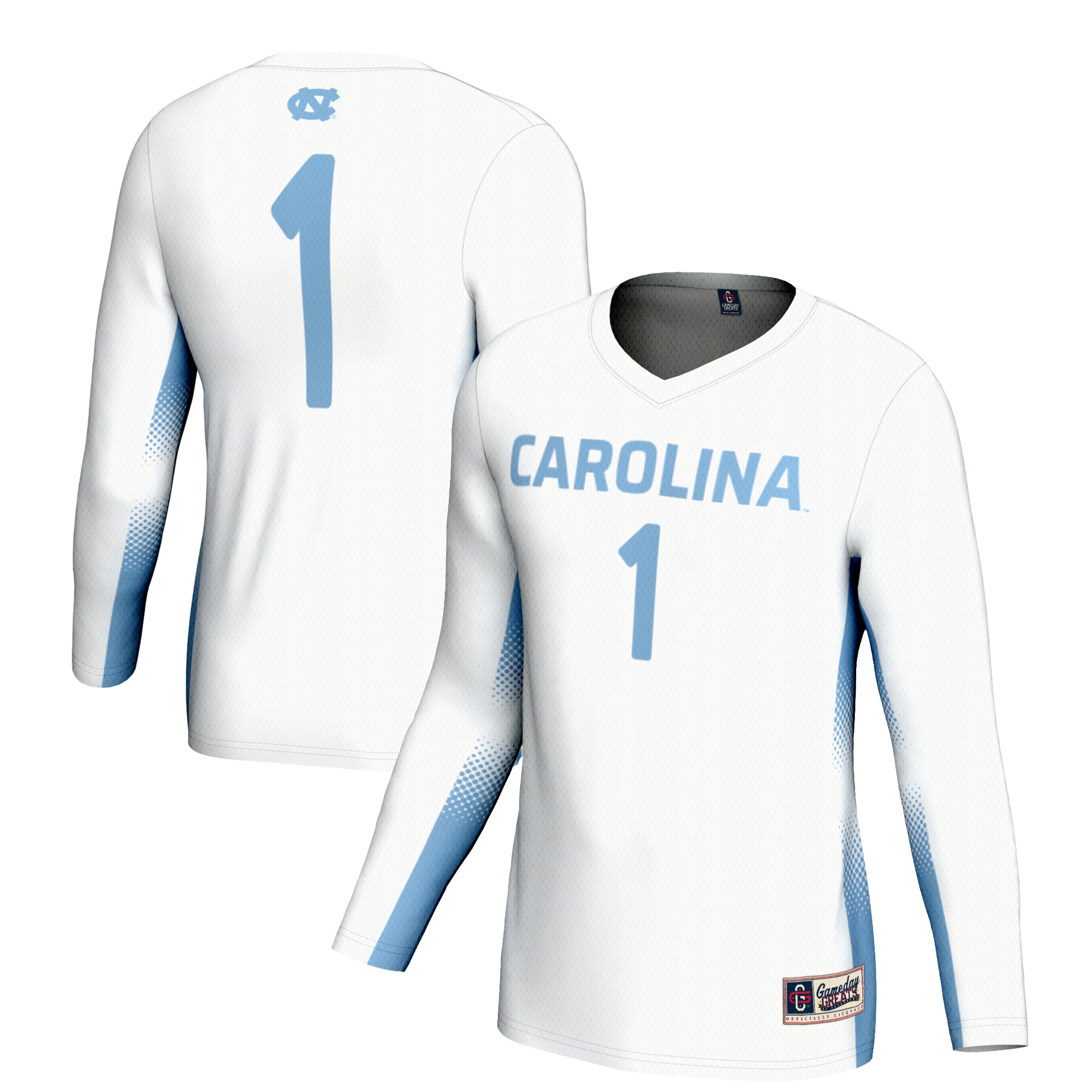 [NJP] North Carolina Tar Heels GameDay Greats Women's Volleyball Jersey - White