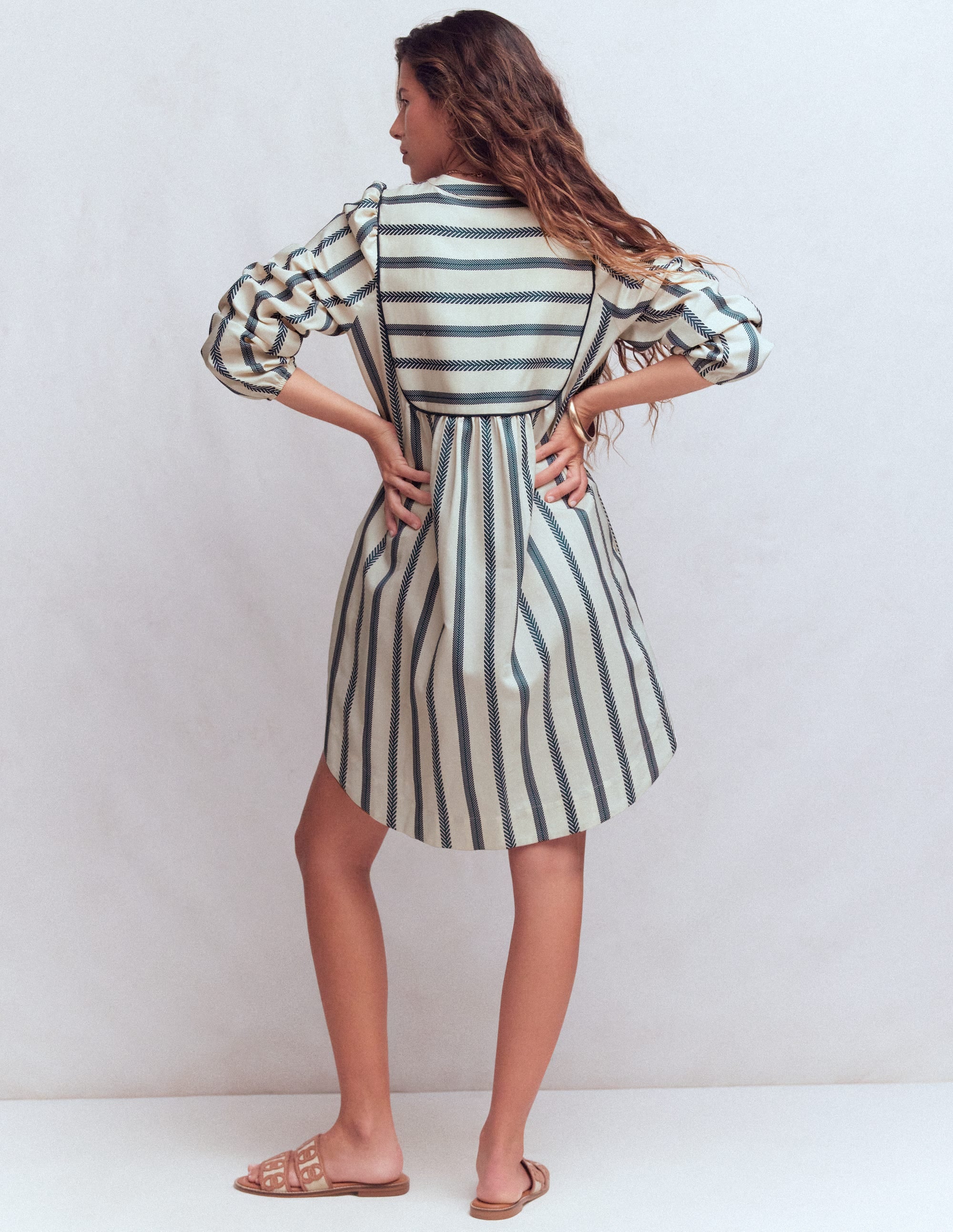Pia Cotton Yoke Dress