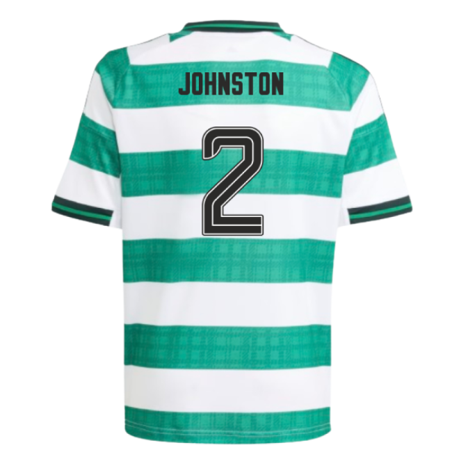 2025-2026 Celtic High Quality Home Home Johnston 2 - Vintage Match