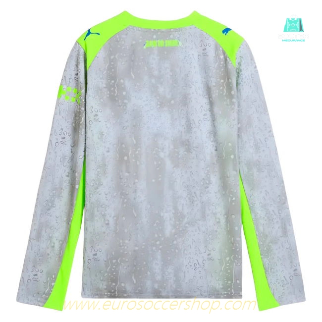 2025-2026 Man City Long Sleeve Third Shirt (Kids)