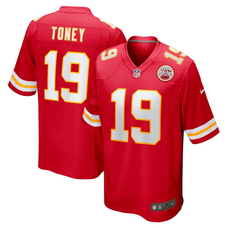 None Kadarius Toney KC Chiefs Pro-Level Replica Jersey Football Appare