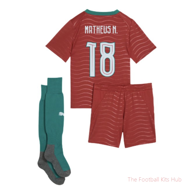 2026-2027 Portugal Home Mini Kit (Matheus N. 18)