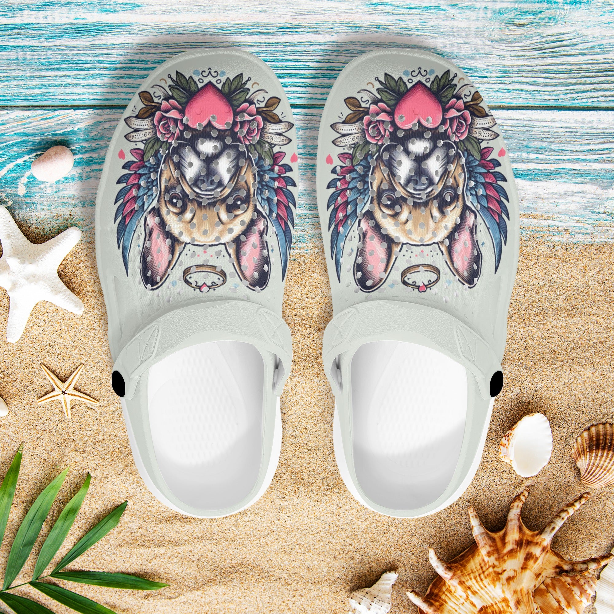 French Bulldog Nova Summer Hollow Out Clogs Useful Frenchie Gear