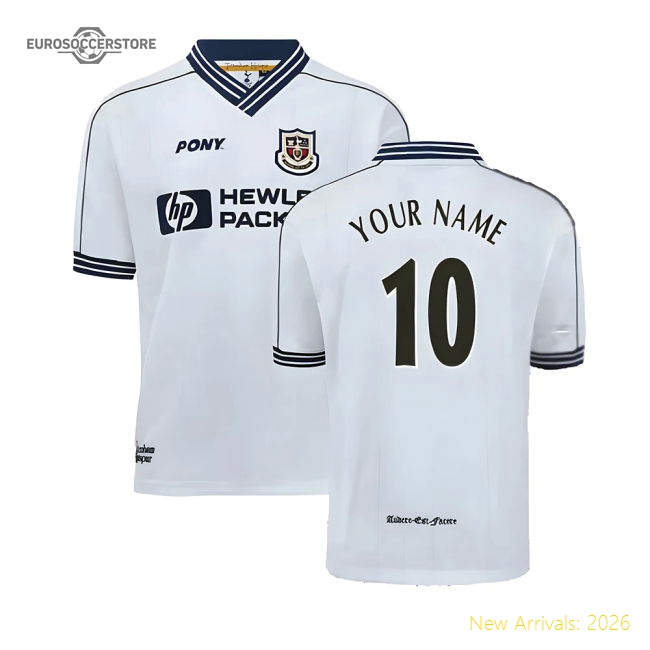 Premium 1997-1999 Tottenham Home Pony Retro Shirt (your Name)