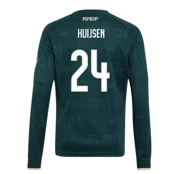 [DDJ] 2026 2027 Real Madrid Long Sleeve Shirt Away Uniform (Kids) (Huijsen 24)
