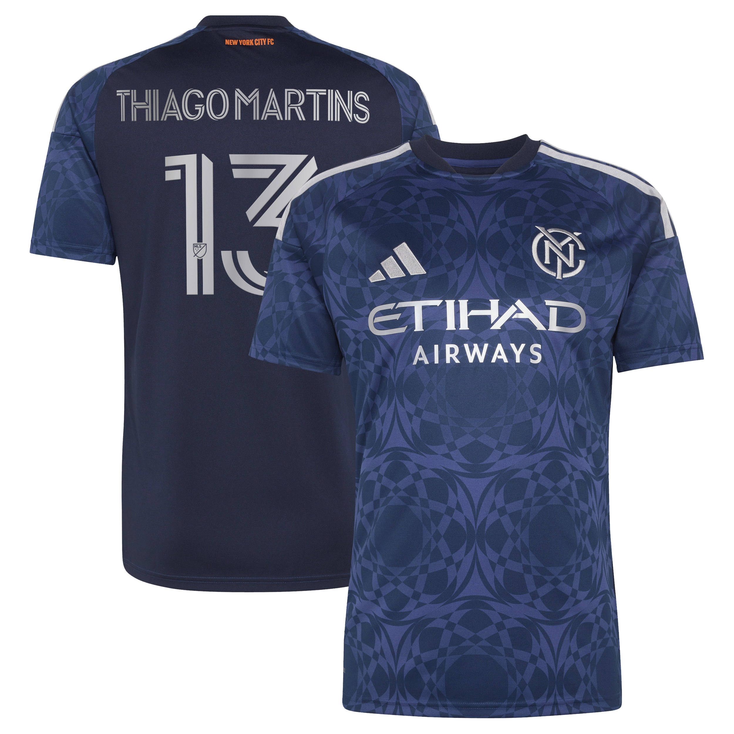 [SJH] Thiago Martins New York City FC 2026 The All Nations Kit Replica Jersey - Blue