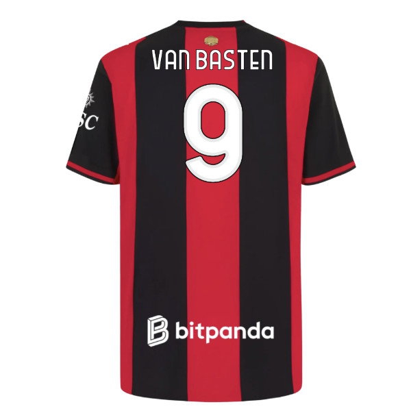 [HP] 2026-2027 AC Milan Authentic Home Shirt (Van Basten 9)
