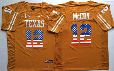 Men's Texas UT #12 Colt Mc Orange 2024 alternate jersey performance