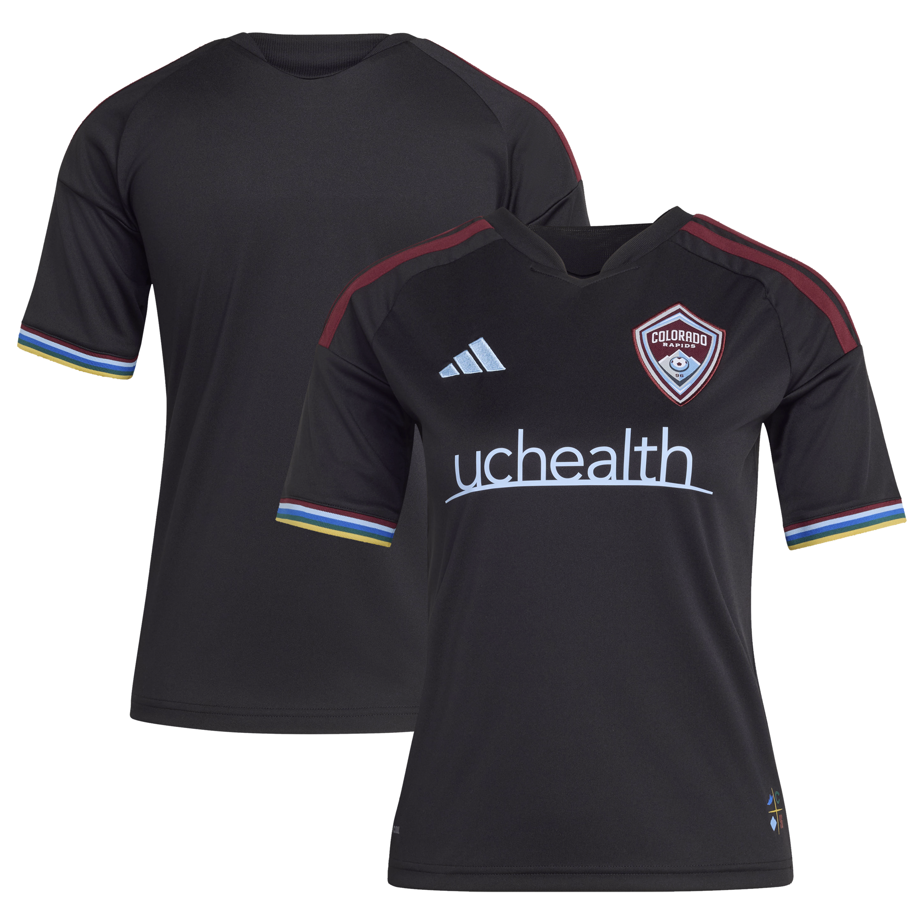 [SJH] Colorado Rapids Youth 2026 Colorful Colorado Replica Jersey - Black