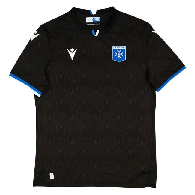 2025-2026 Auxerre Away Soccer Jersey (Your Name) | Breathable