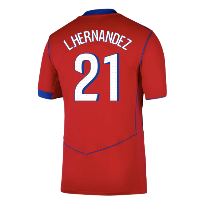 Authentic Third Psg L.hernandez Jersey Uv-protective Comfortable
