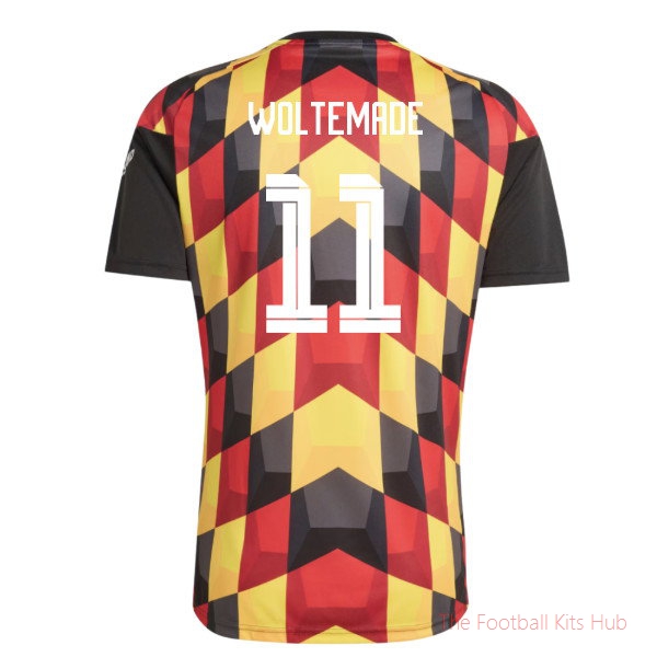 Germany 2026-2027 Home Pre-Match Shirt (Kids) (Woltemade 11)