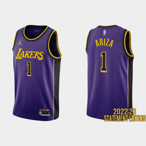 Lakers Purple Angeles Lakers #1 Nike Jersey - Great Value Quality