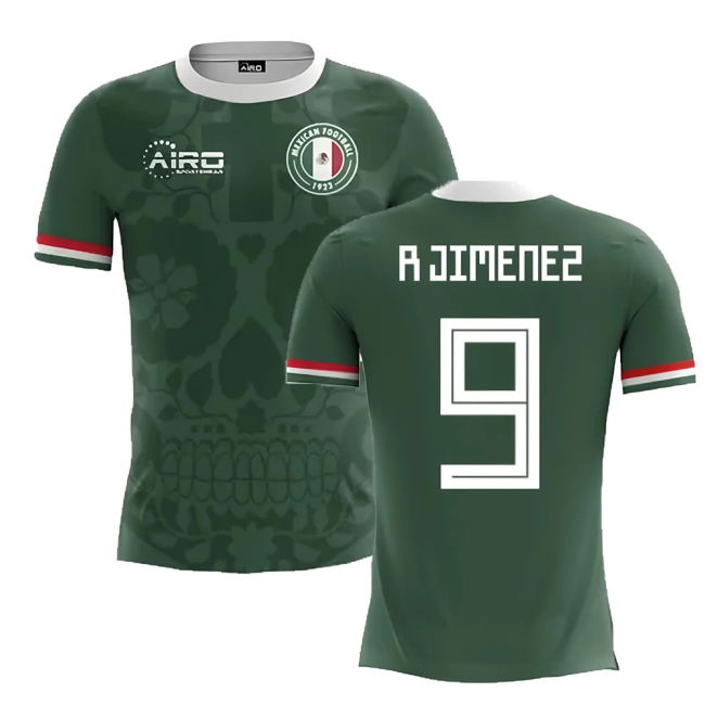Pro-Grade 2025-2026 Mexico Home Concept Football Shirt (R.Jimenez 9)