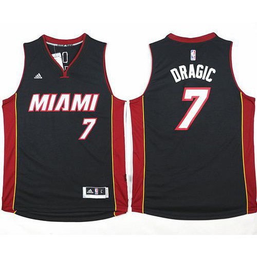 Heat Black Miami Heat #7 Jersey - Budget-Friendly Basketball Jersey