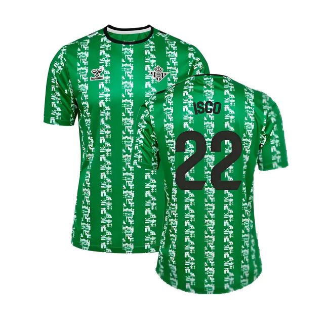2024-2025 Real Betis Pre Game Jersey (Green) (Isco 22) | Game Day
