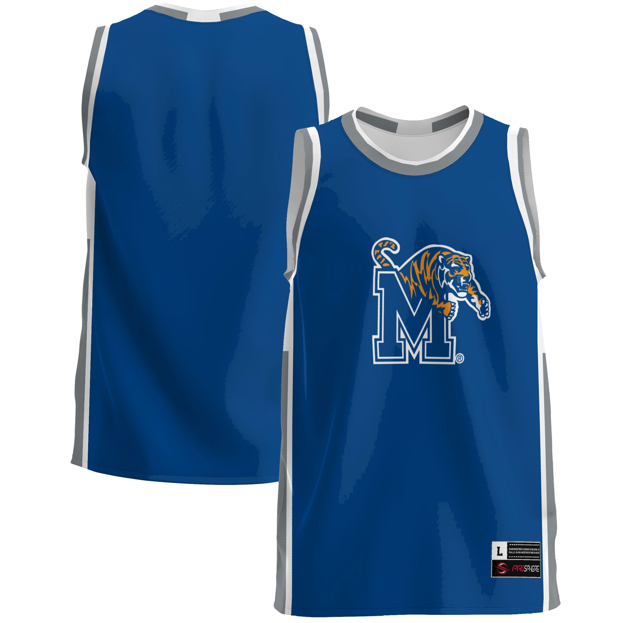 [DDG] Memphis Tigers GameDay Greats Lightweight Basketball Jersey - Blue