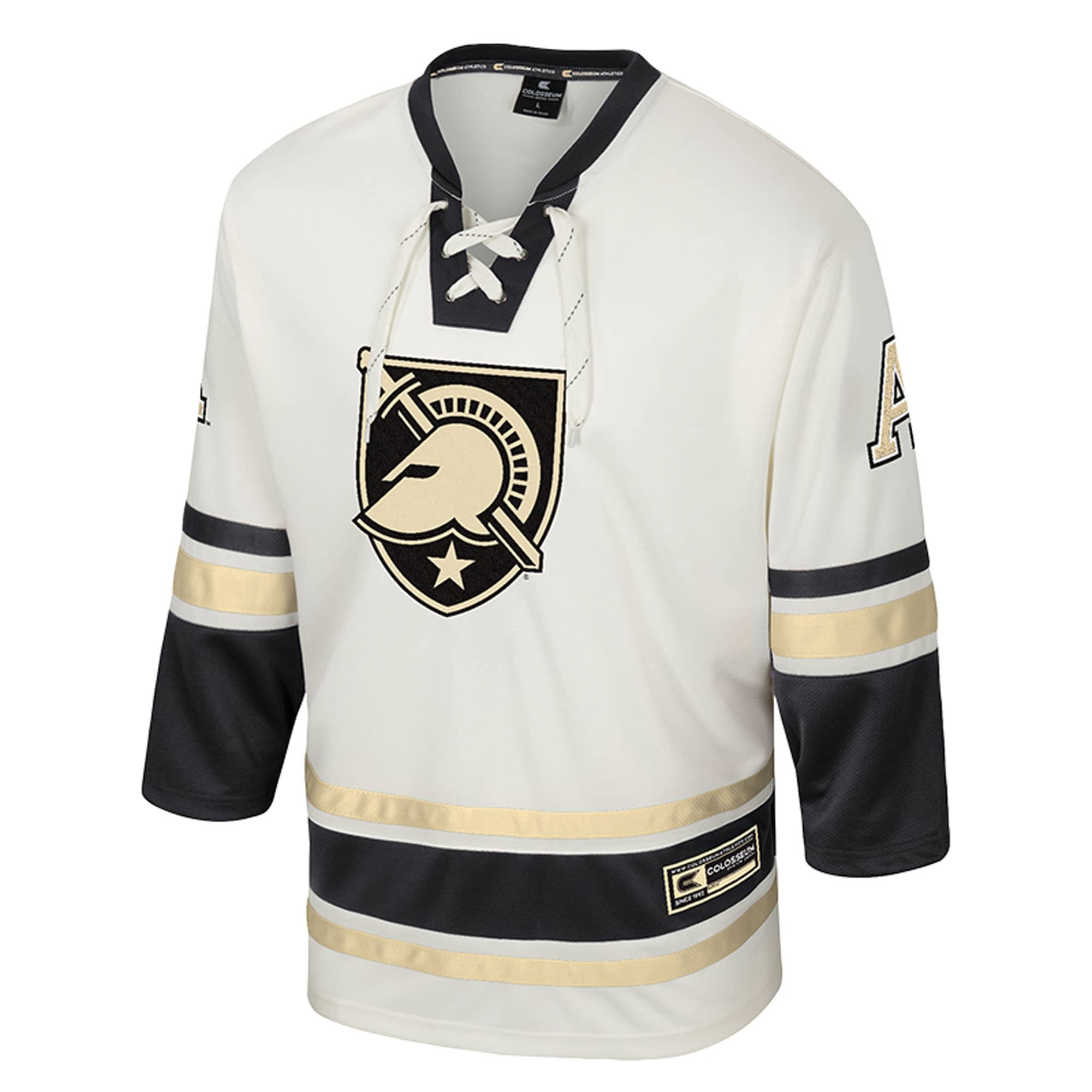 [DDG] Army Black Knights Colosseum Puck Proud Fashion Hockey Jersey - Cream