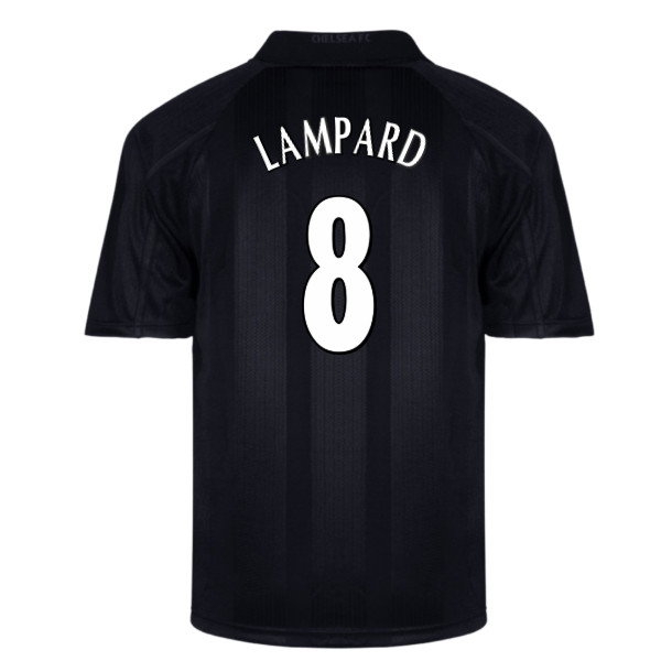 [DDJ] Chelsea Out Retro Shirt Home Black Apparel 1998 (Lampard 8)