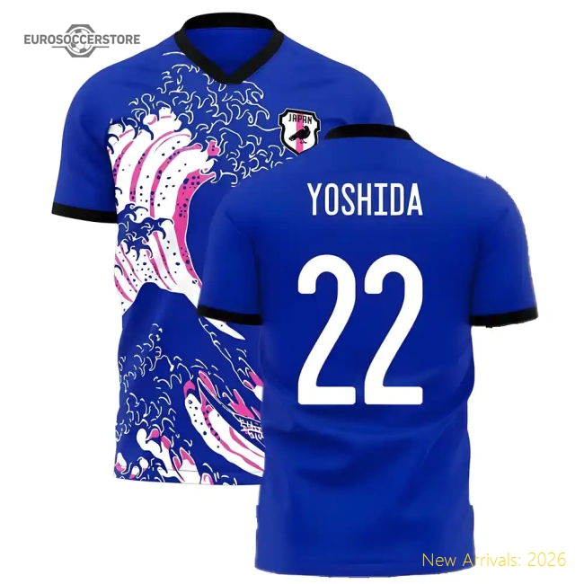 Exceptional Blue Samurai Wave Concept Football Kit (libero) (yoshid