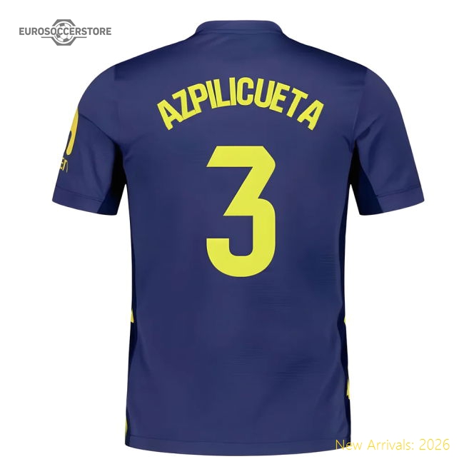 Popular 2025-2026 Atletico Madrid Away Shirt (Azpilicueta 3)