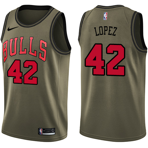 Superior Bulls #42 Robin Lopez 2024 Icon NBA Swingman Jersey Green -