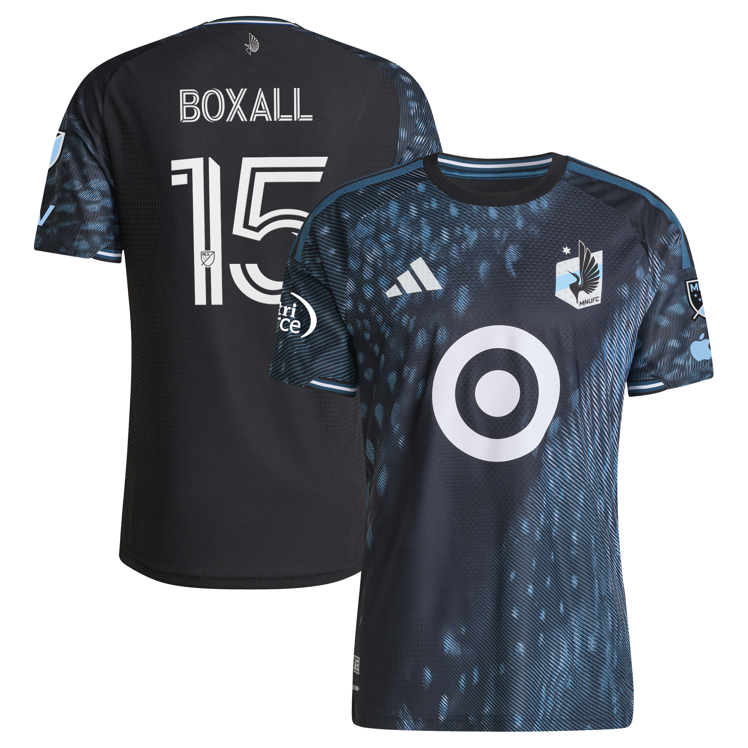 [SJH] Michael Boxall Minnesota United FC 2026 The Decade Kit On-Field Authentic Patch Jersey - Black