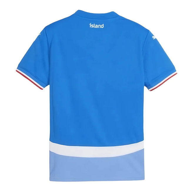 Kids Match Worn Style Iceland Top Level Home Professional Jersey